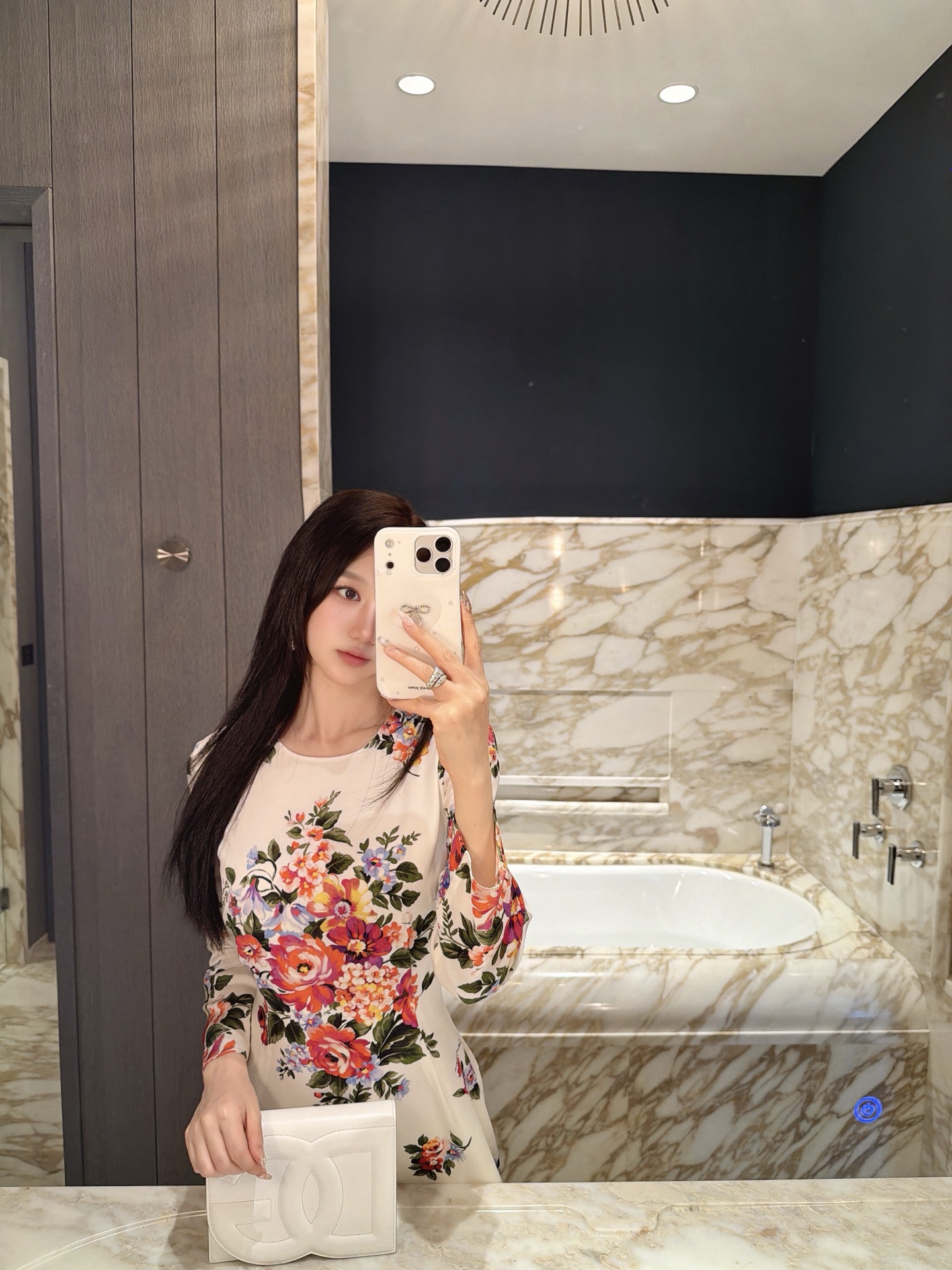 26春夏新款❤️定位印花连衣裙！里外全真丝面料！现货36-38-40-42