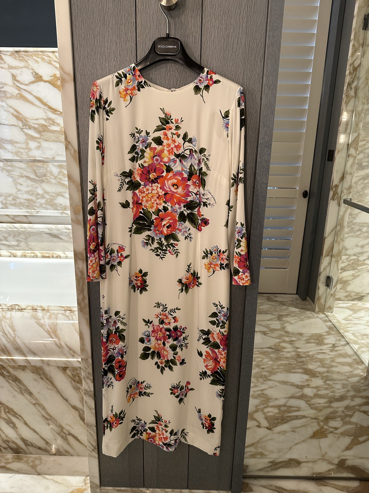 26春夏新款❤️定位印花连衣裙！里外全真丝面料！现货36-38-40-42