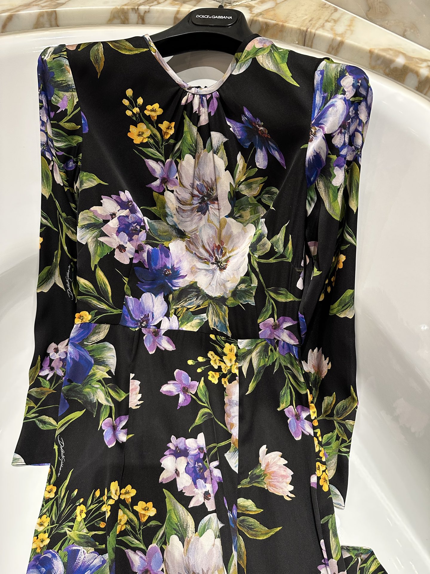 26春夏新款❤️限量款真丝印花连衣裙！现货36-38-40-42