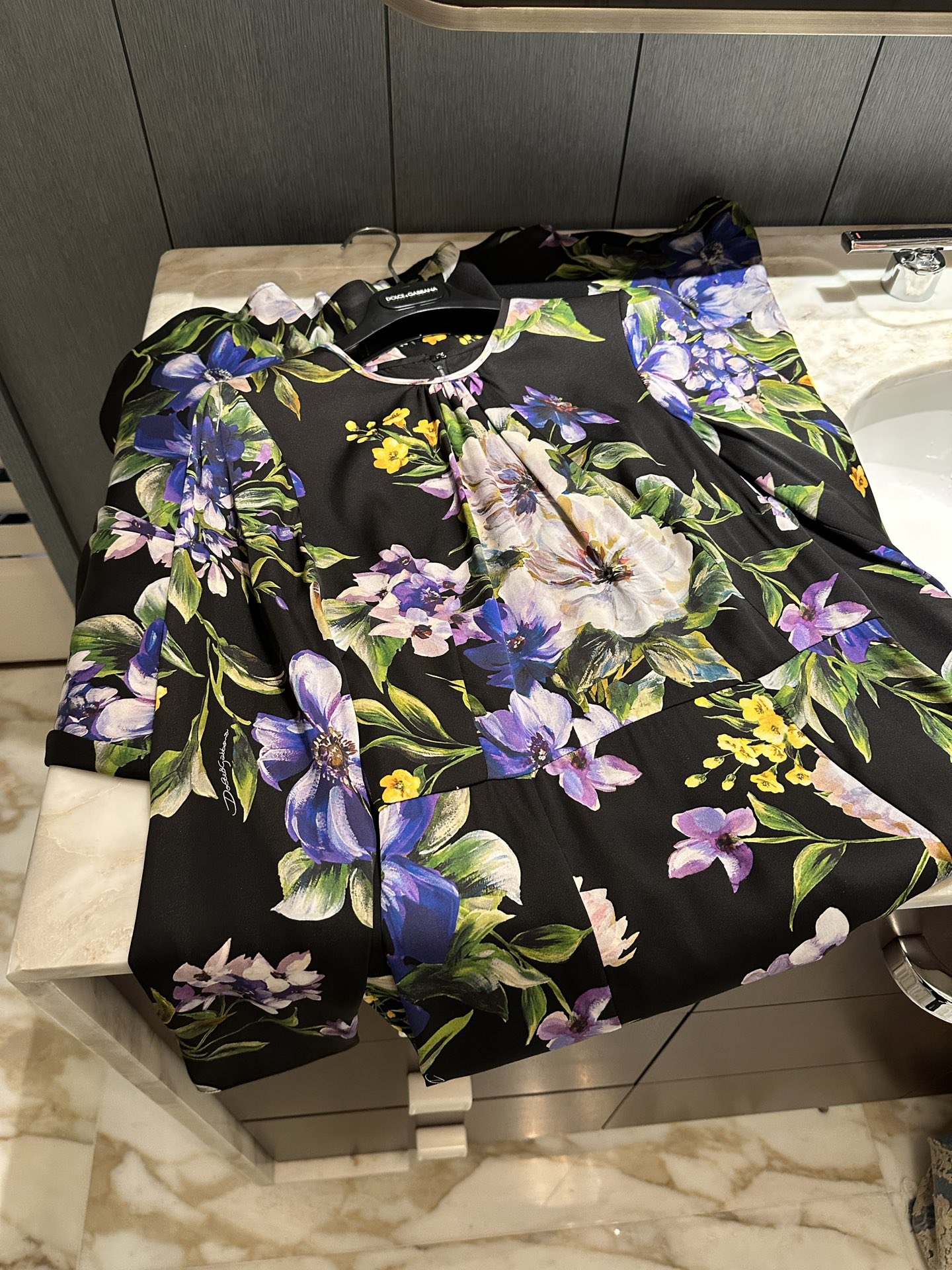 26春夏新款❤️限量款真丝印花连衣裙！现货36-38-40-42