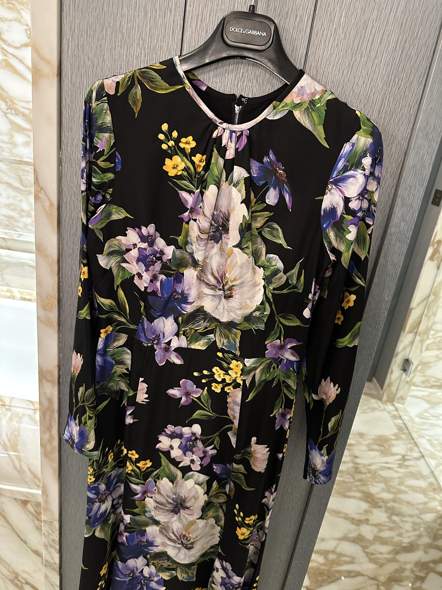 26春夏新款❤️限量款真丝印花连衣裙！现货36-38-40-42