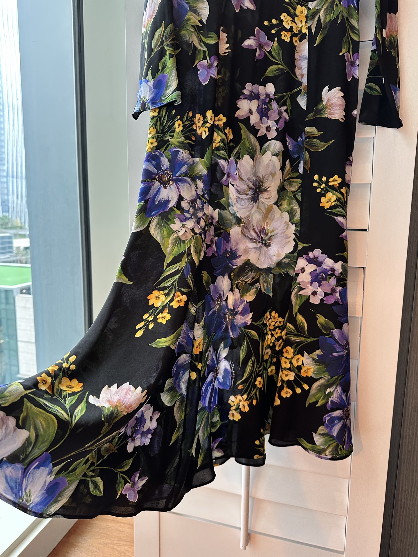 26春夏新款❤️限量款真丝印花连衣裙！现货36-38-40-42