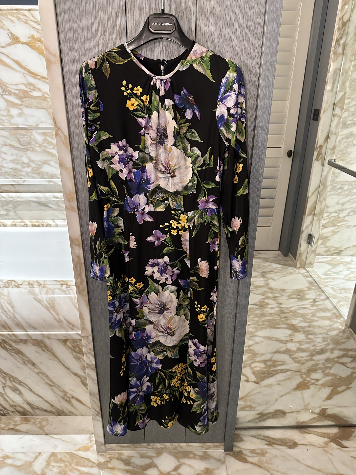 26春夏新款❤️限量款真丝印花连衣裙！现货36-38-40-42