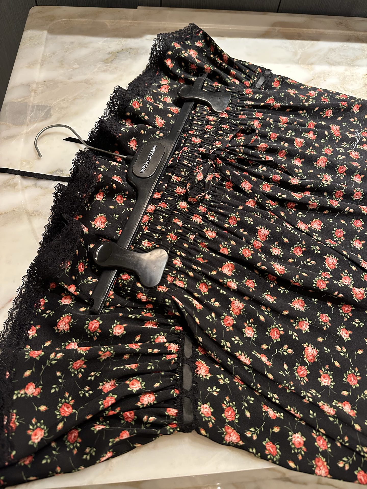 26春夏新款❤️加厚真丝碎花半裙！现货36-38-40-42