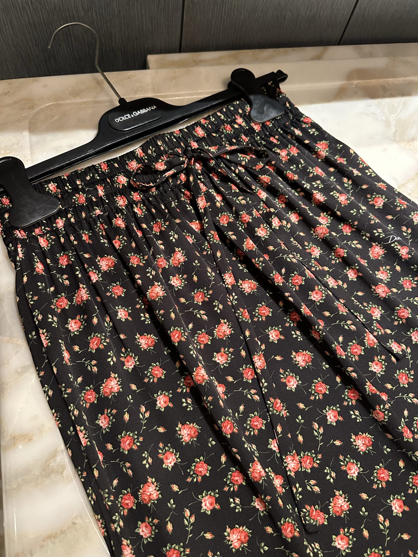 26春夏新款❤️加厚真丝碎花半裙！现货36-38-40-42