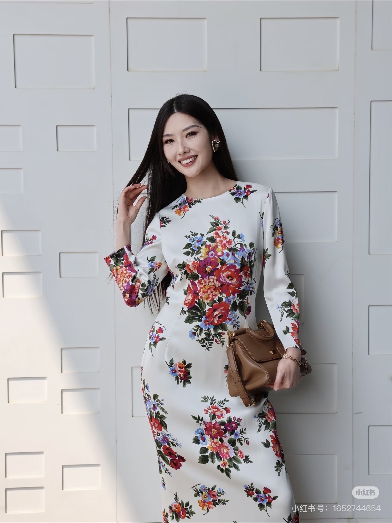 26春夏新款❤️定位印花连衣裙！里外全真丝面料！现货36-38-40-42