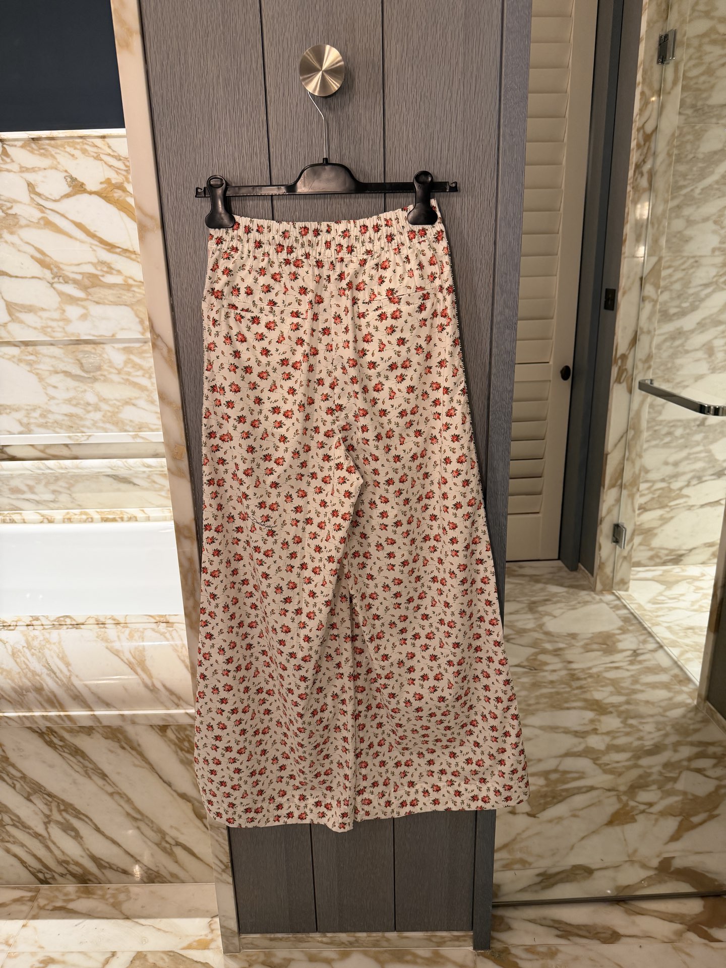 26春夏新款❤️小碎华纯棉印花长裤！阔腿裤宽松现货36-38-40-42