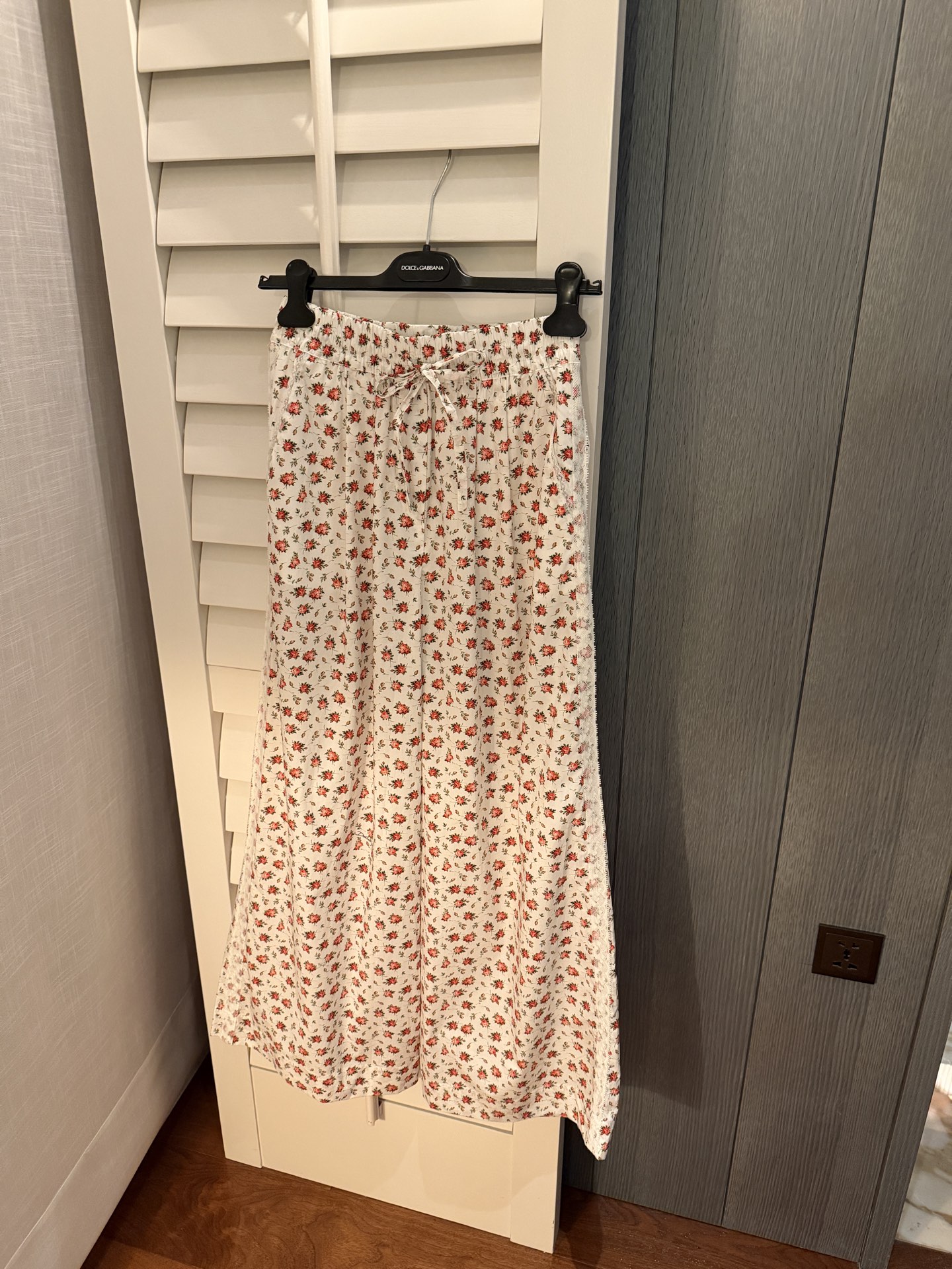 26春夏新款❤️小碎华纯棉印花长裤！阔腿裤宽松现货36-38-40-42