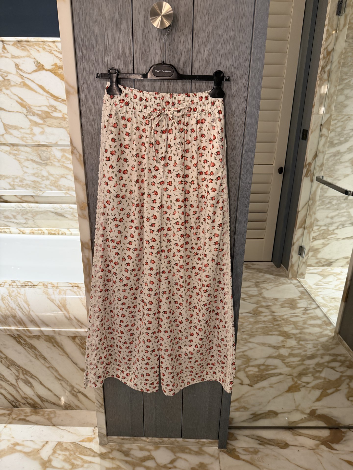 26春夏新款❤️小碎华纯棉印花长裤！阔腿裤宽松现货36-38-40-42