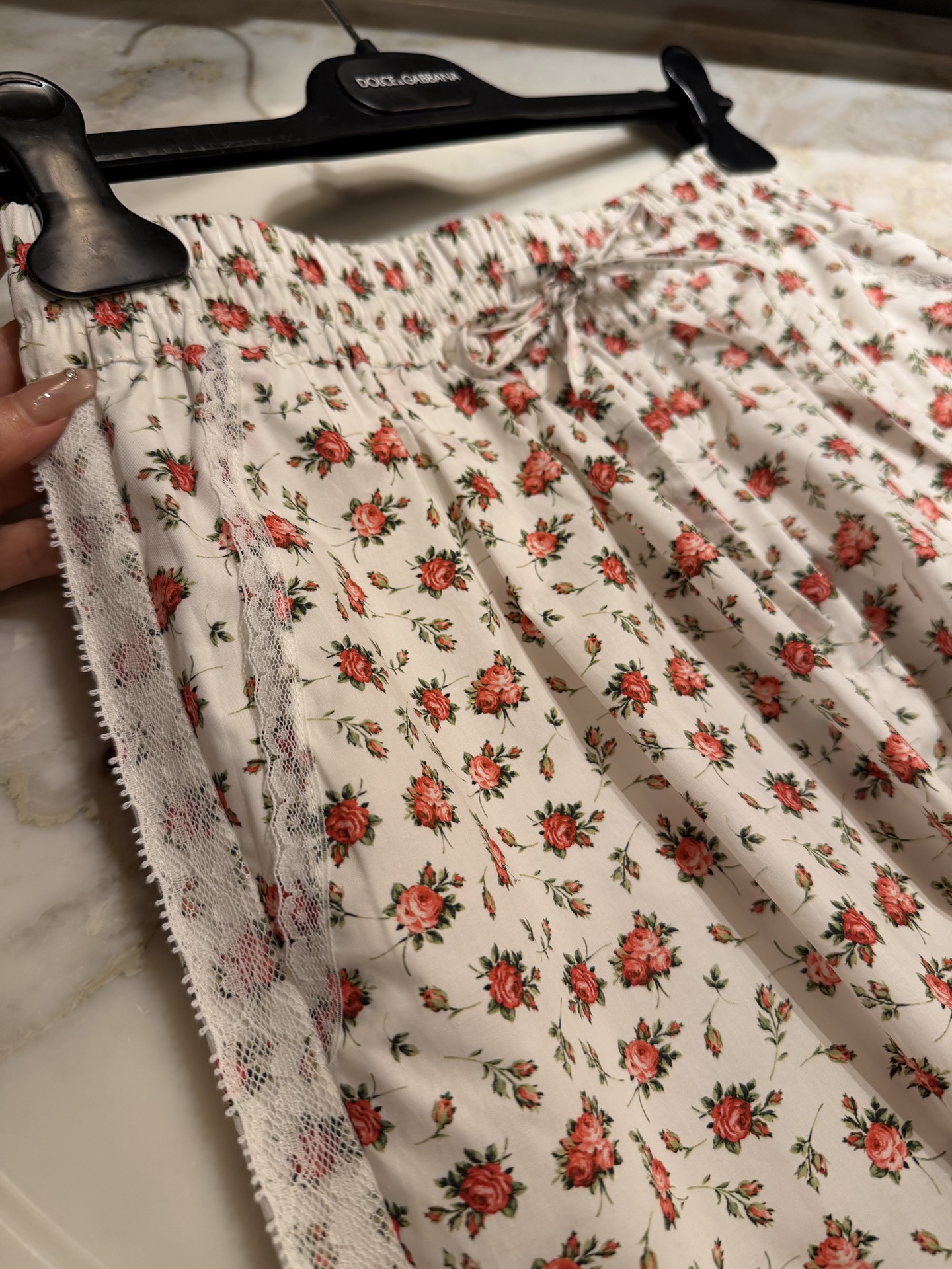 26春夏新款❤️小碎华纯棉印花长裤！阔腿裤宽松现货36-38-40-42