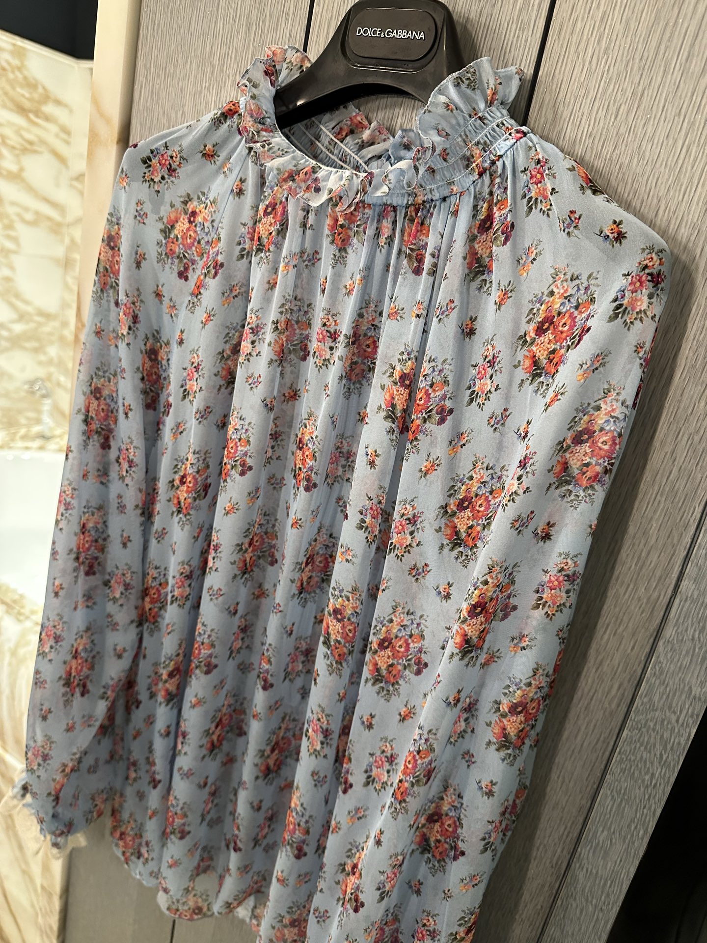 26春夏新款❤️真丝雪纺面料衬衣！小碎花百搭现货36-38-40-42