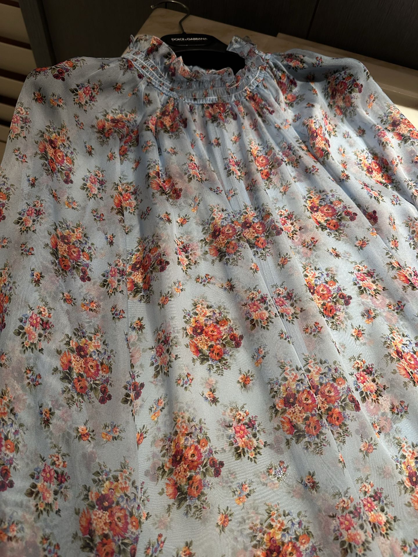 26春夏新款❤️真丝雪纺面料衬衣！小碎花百搭现货36-38-40-42