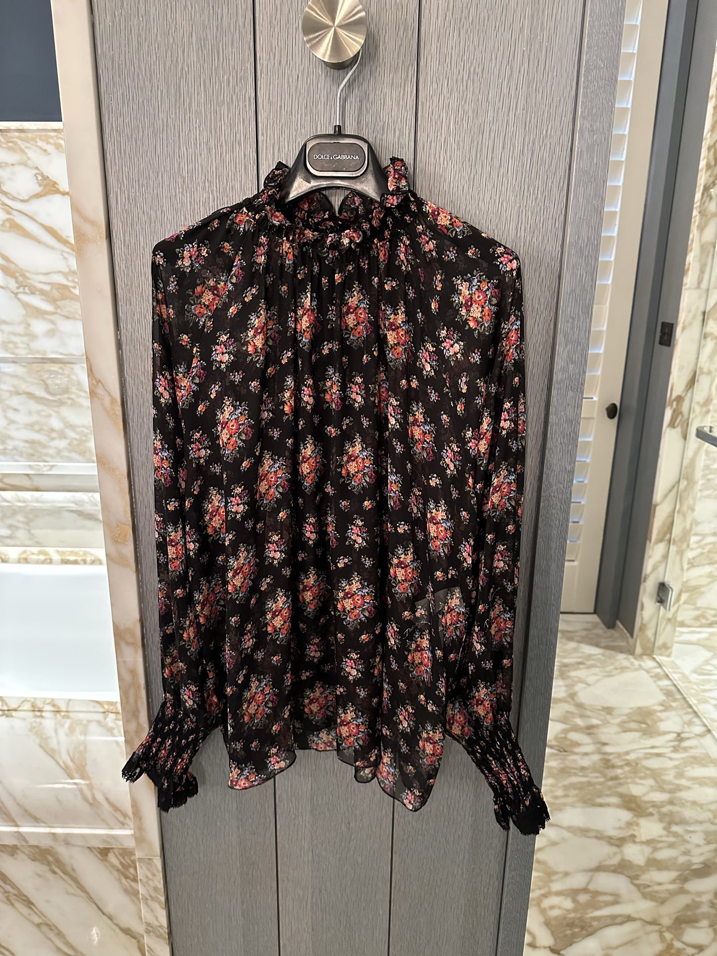 26春夏新款❤️真丝雪纺面料衬衣！小碎花百搭现货36-38-40-42