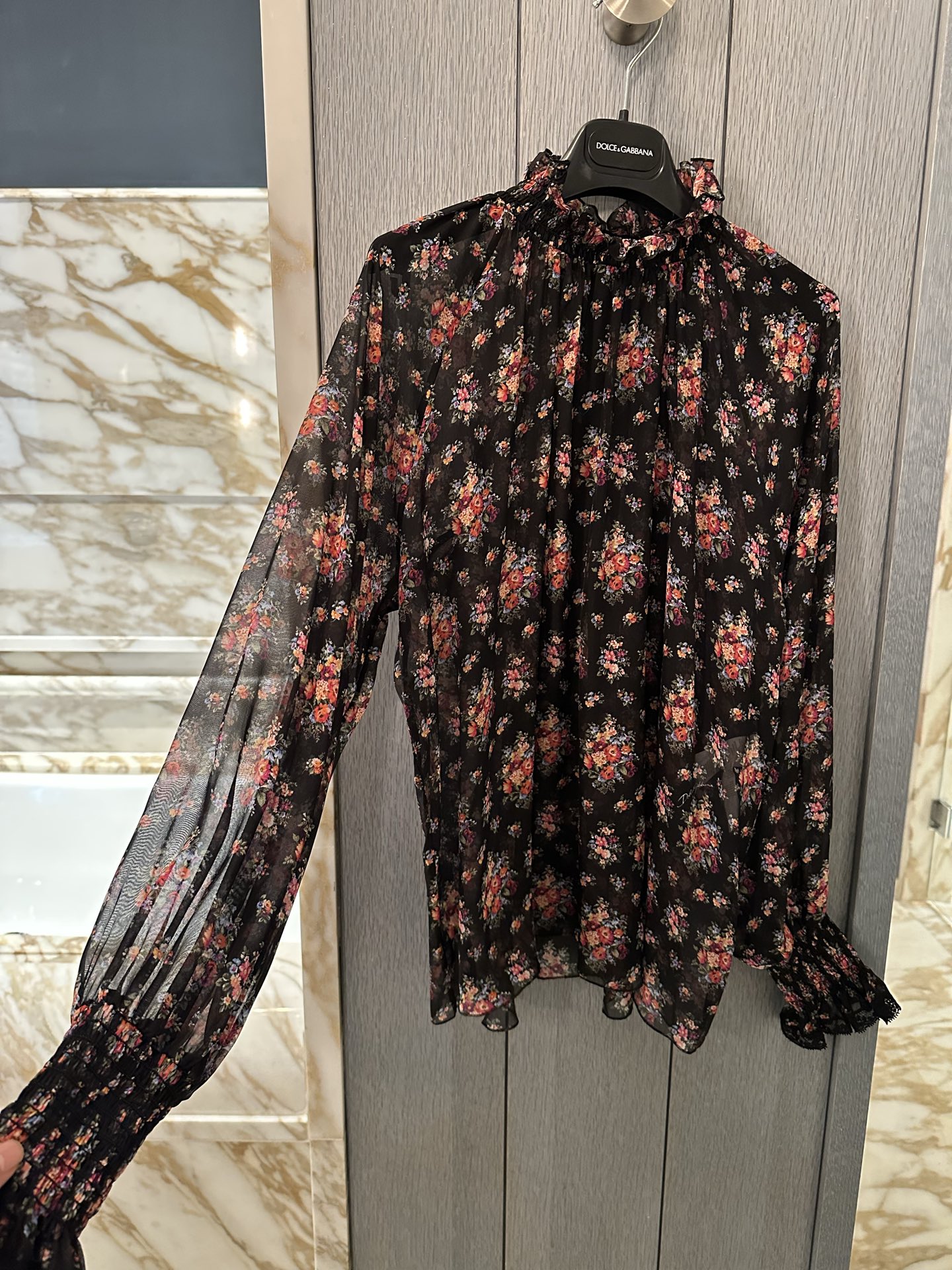 26春夏新款❤️真丝雪纺面料衬衣！小碎花百搭现货36-38-40-42