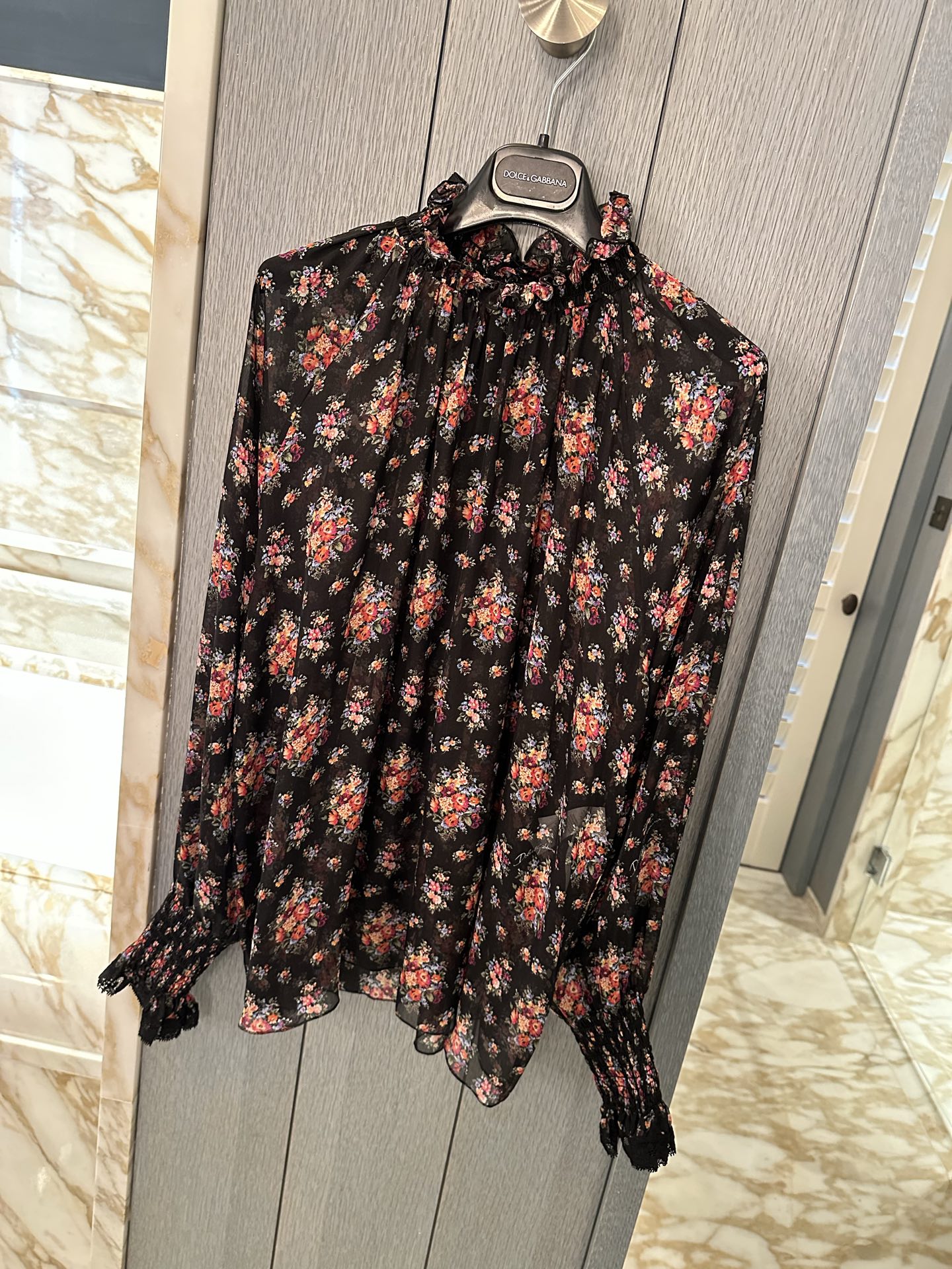 26春夏新款❤️真丝雪纺面料衬衣！小碎花百搭现货36-38-40-42