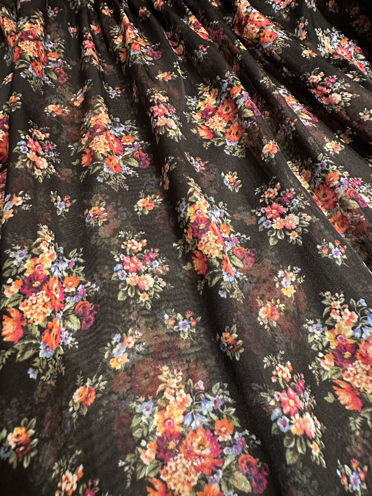 26春夏新款❤️真丝雪纺面料衬衣！小碎花百搭现货36-38-40-42