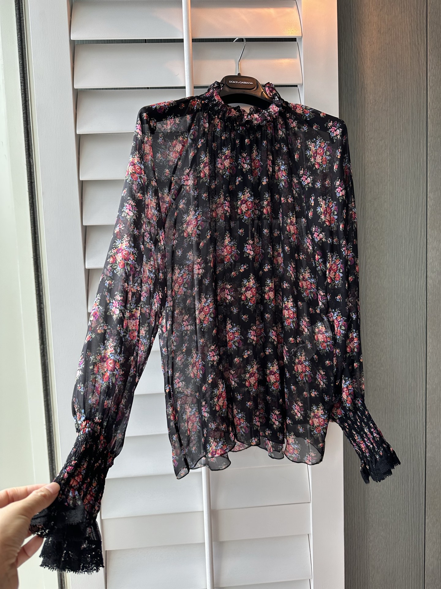 26春夏新款❤️真丝雪纺面料衬衣！小碎花百搭现货36-38-40-42