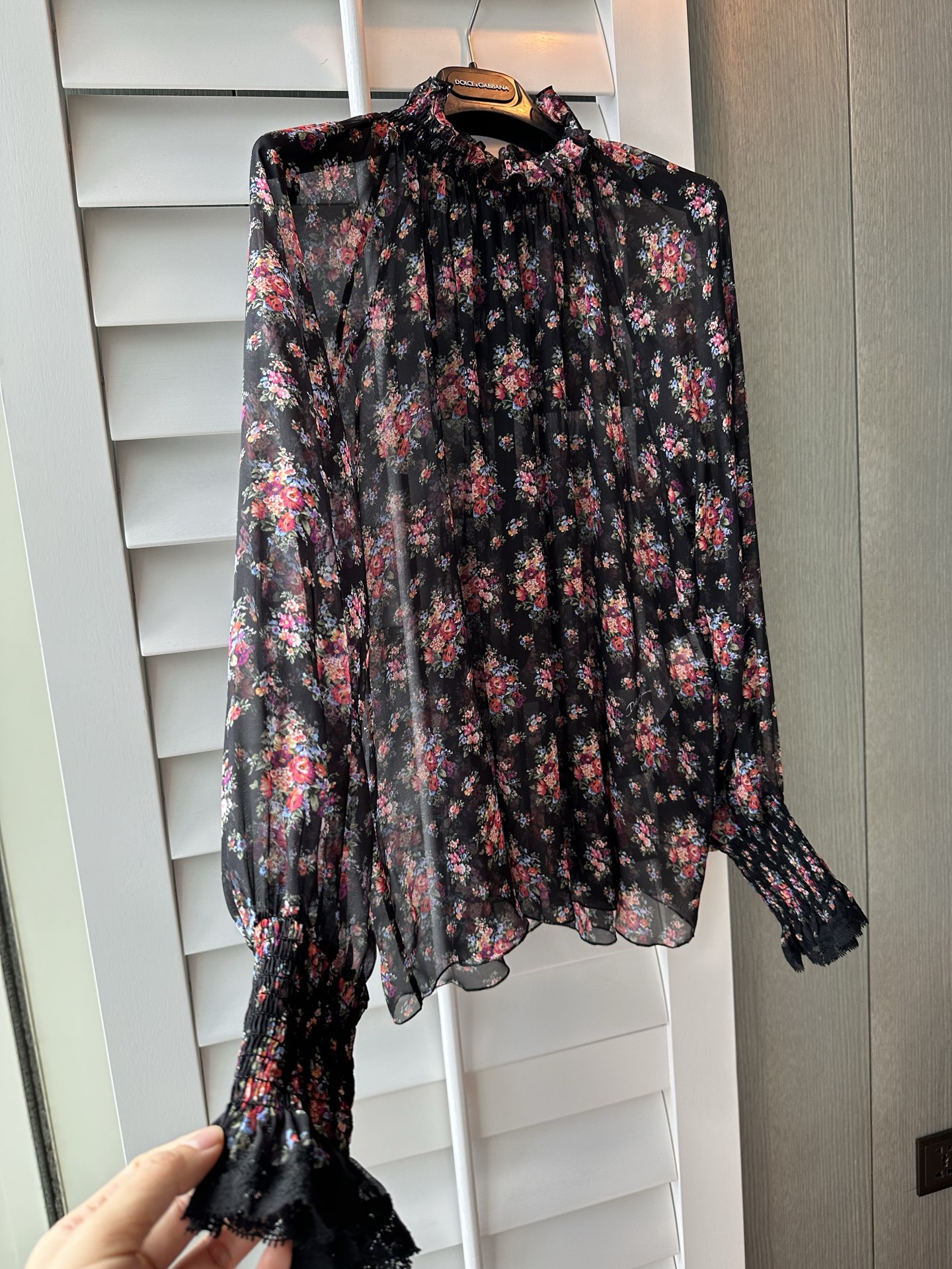 26春夏新款❤️真丝雪纺面料衬衣！小碎花百搭现货36-38-40-42