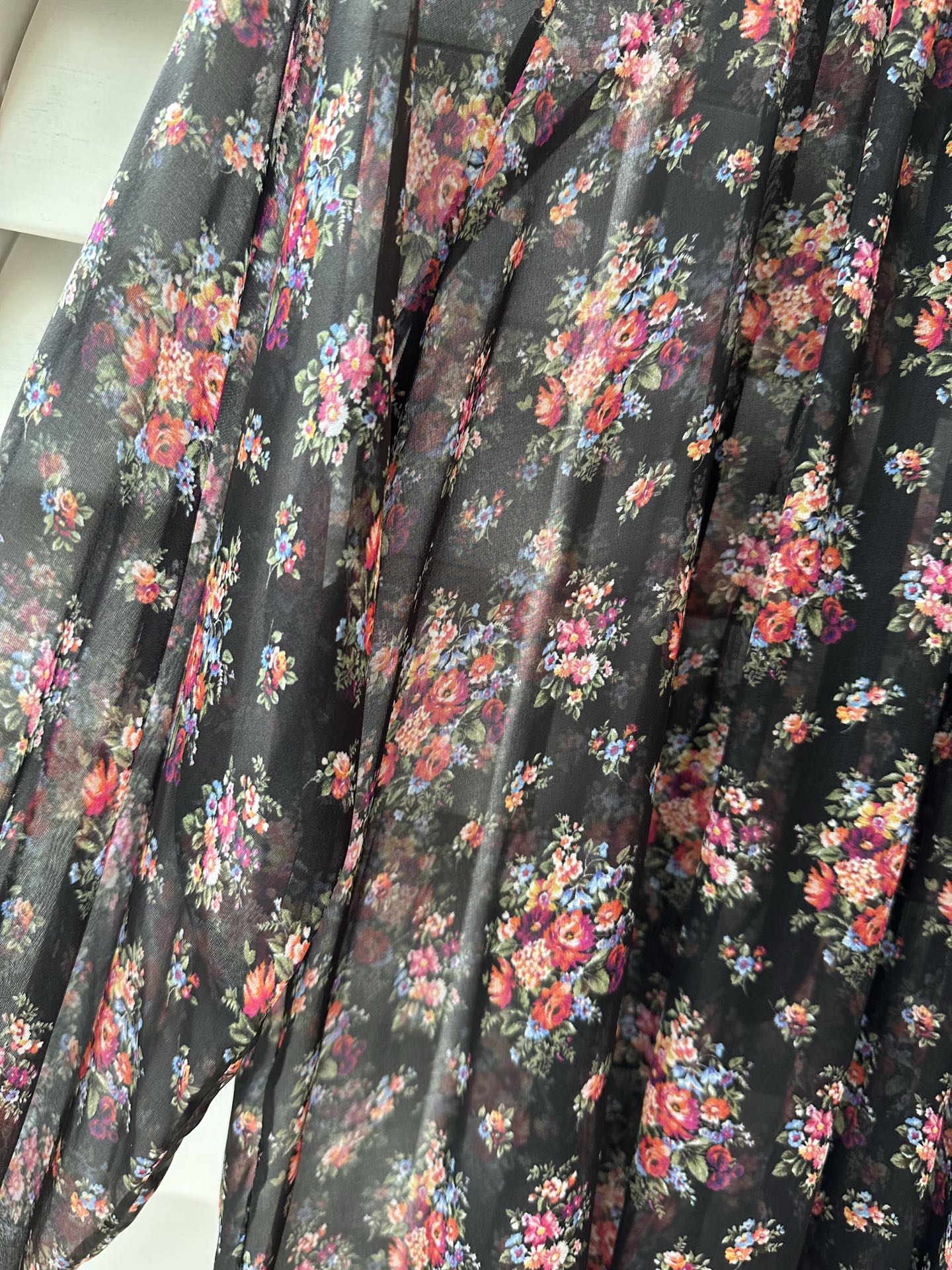 26春夏新款❤️真丝雪纺面料衬衣！小碎花百搭现货36-38-40-42