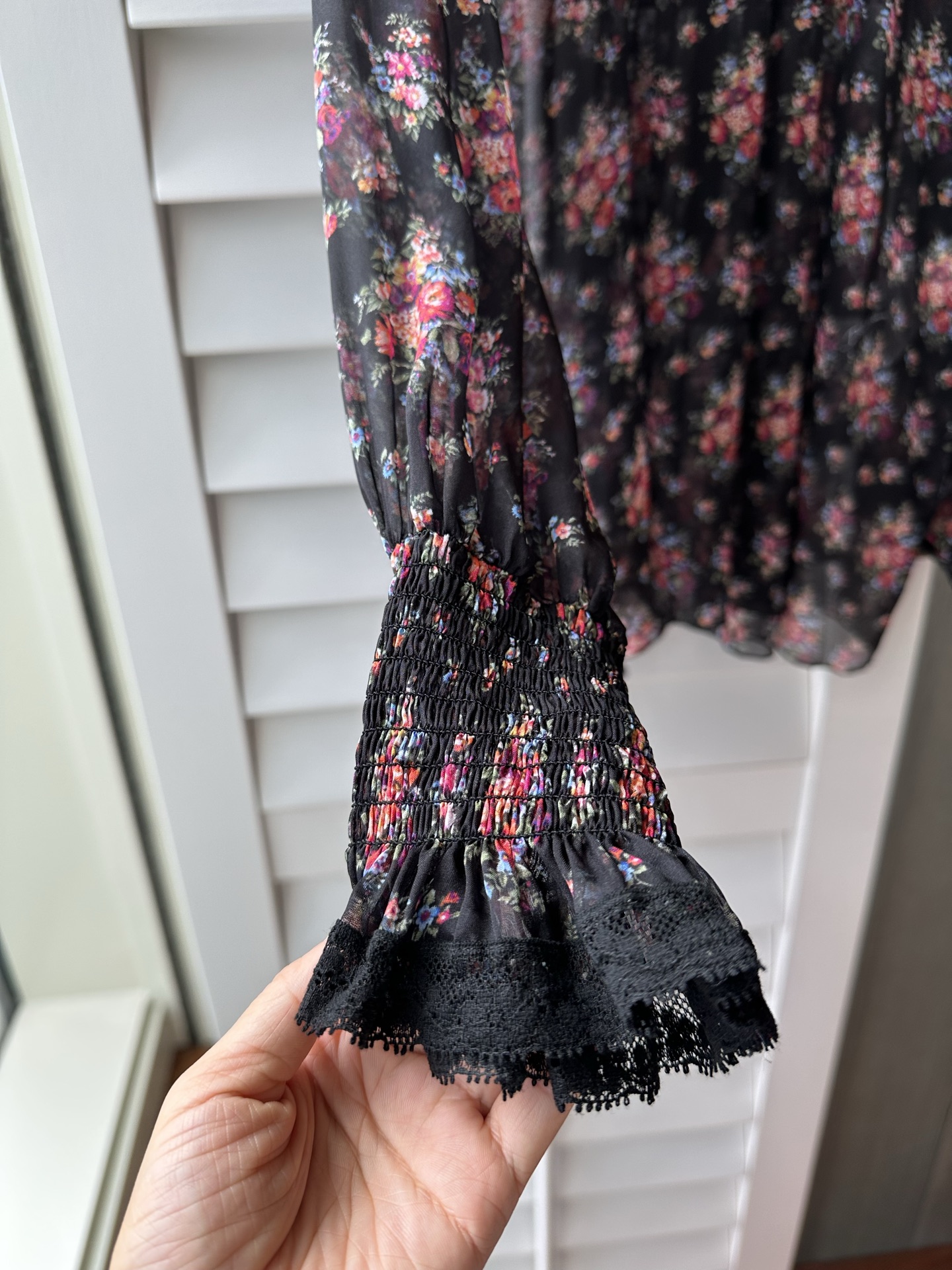 26春夏新款❤️真丝雪纺面料衬衣！小碎花百搭现货36-38-40-42