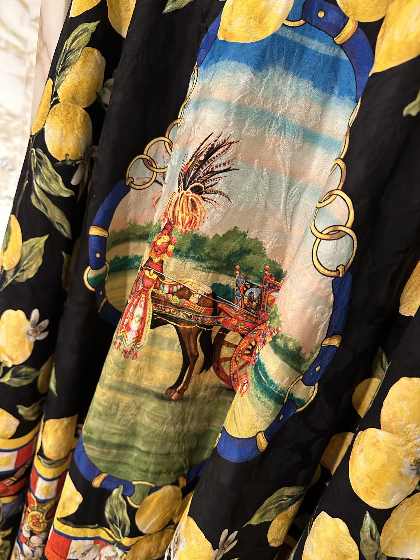 26春夏新款❤️马年马车系列定制提花纯棉面料！纯棉的面料凹凸有致现货36-38-40-42