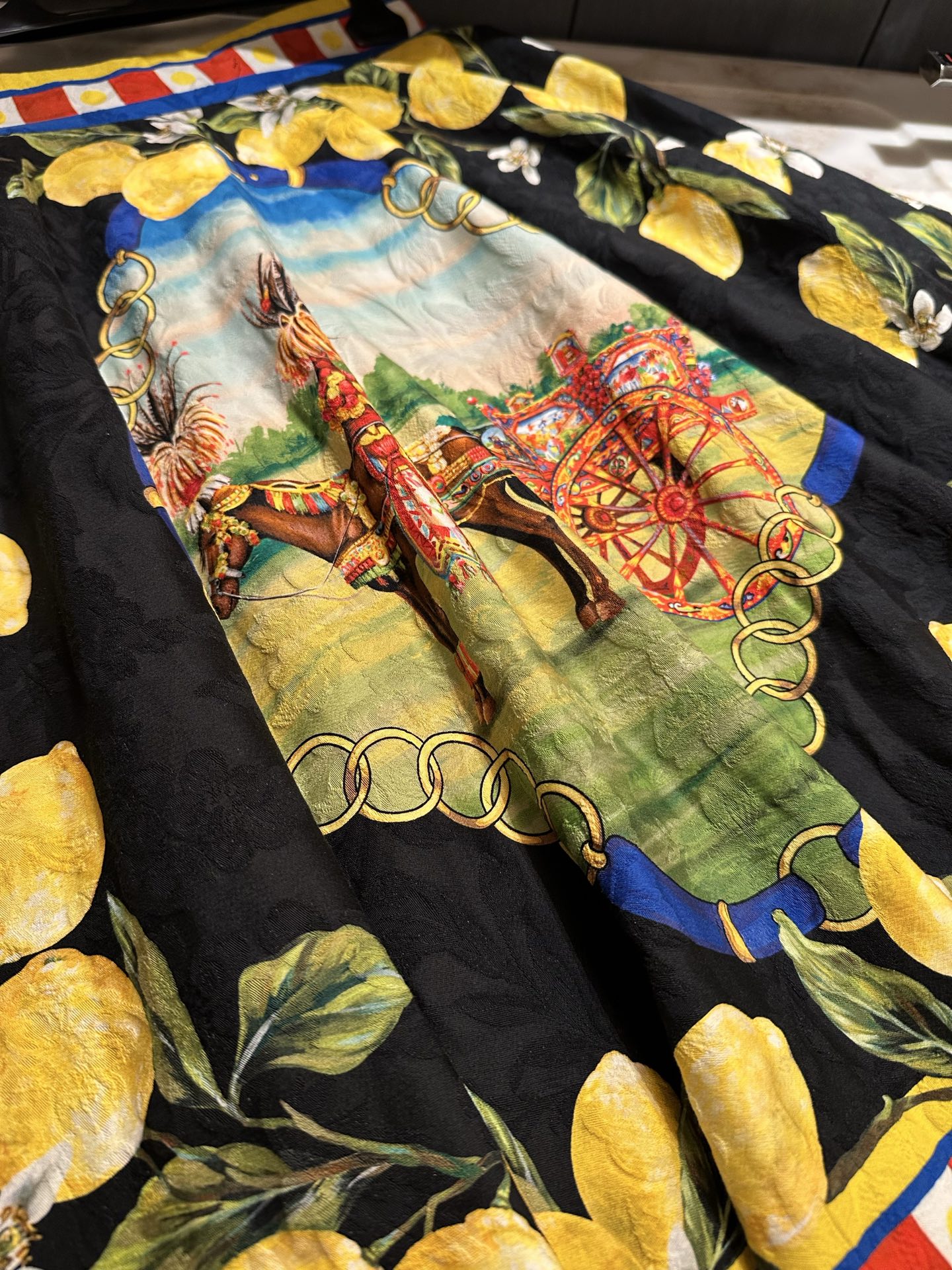 26春夏新款❤️马年马车系列定制提花纯棉面料！纯棉的面料凹凸有致现货36-38-40-42