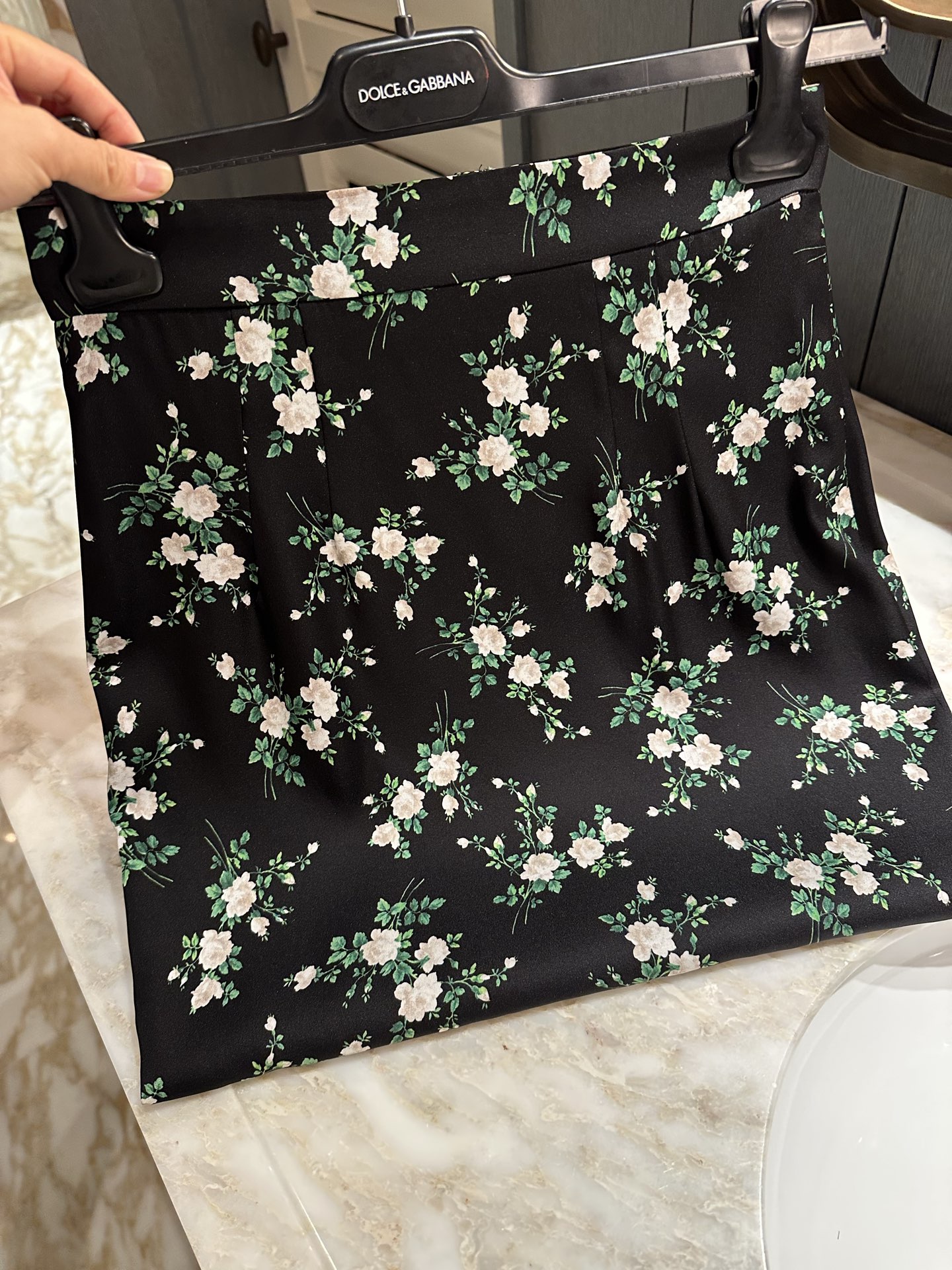 26春夏新款❤️真丝碎花半裙鱼尾下摆里外真丝面料现货36-38-40-42