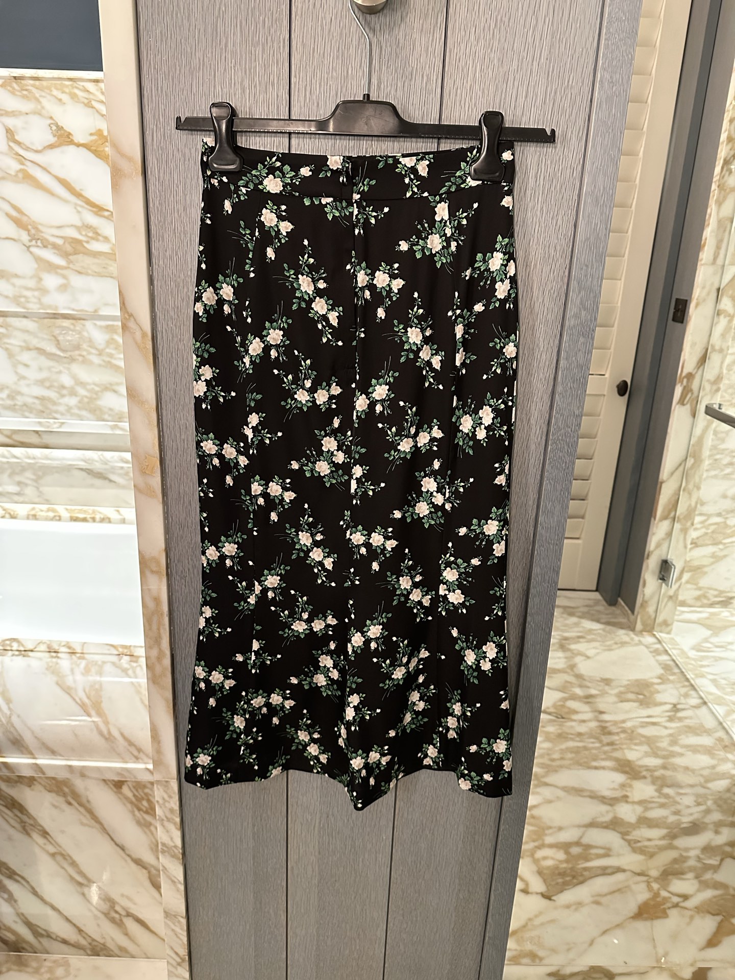 26春夏新款❤️真丝碎花半裙鱼尾下摆里外真丝面料现货36-38-40-42