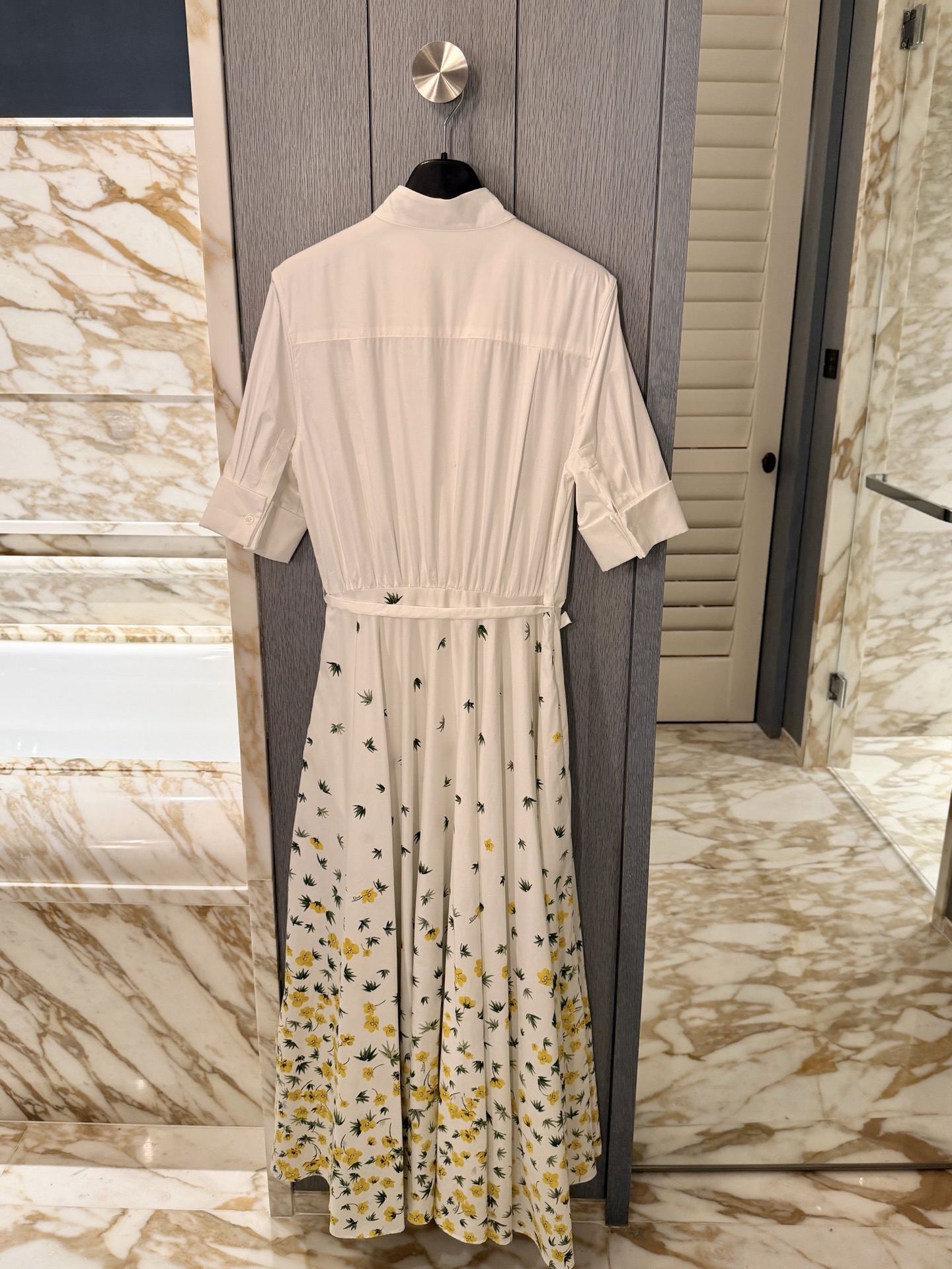 26春夏新款❤️丝绵印花大摆连衣裙！现货36-38-40-42