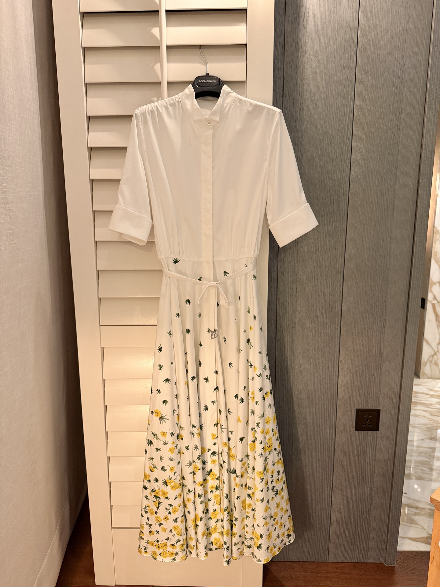 26春夏新款❤️丝绵印花大摆连衣裙！现货36-38-40-42