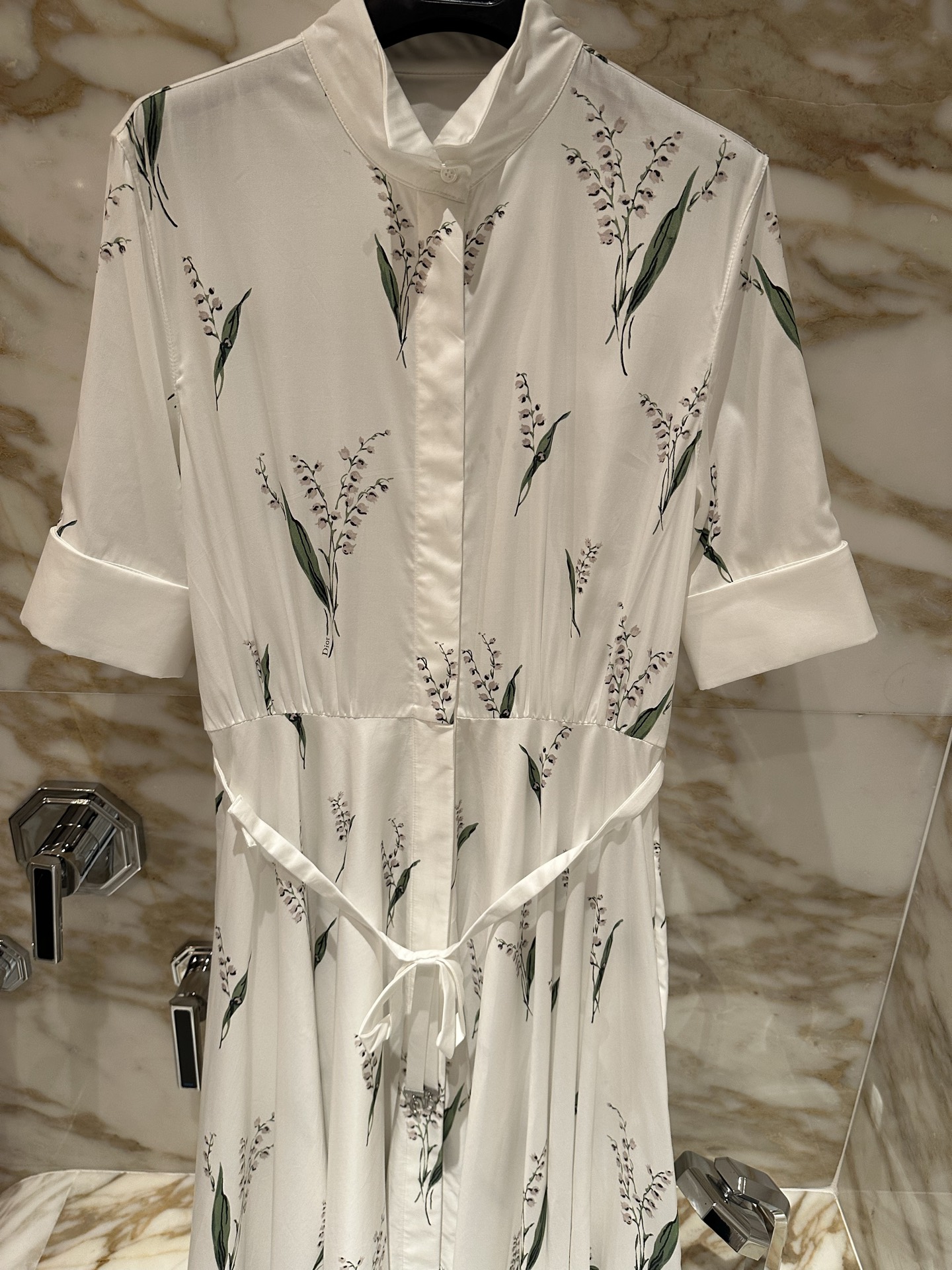 26春夏新款❤️丝绵印花大摆连衣裙！现货36-38-40-42