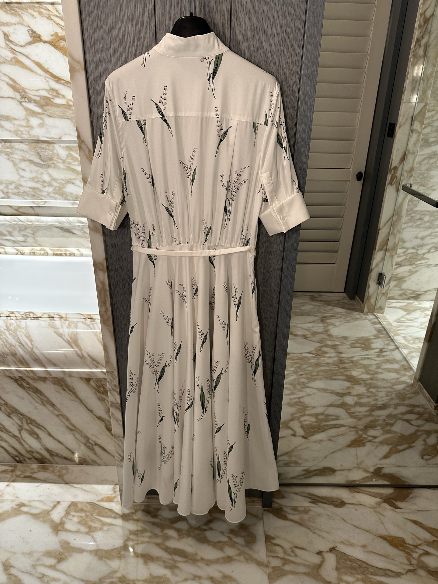 26春夏新款❤️丝绵印花大摆连衣裙！现货36-38-40-42