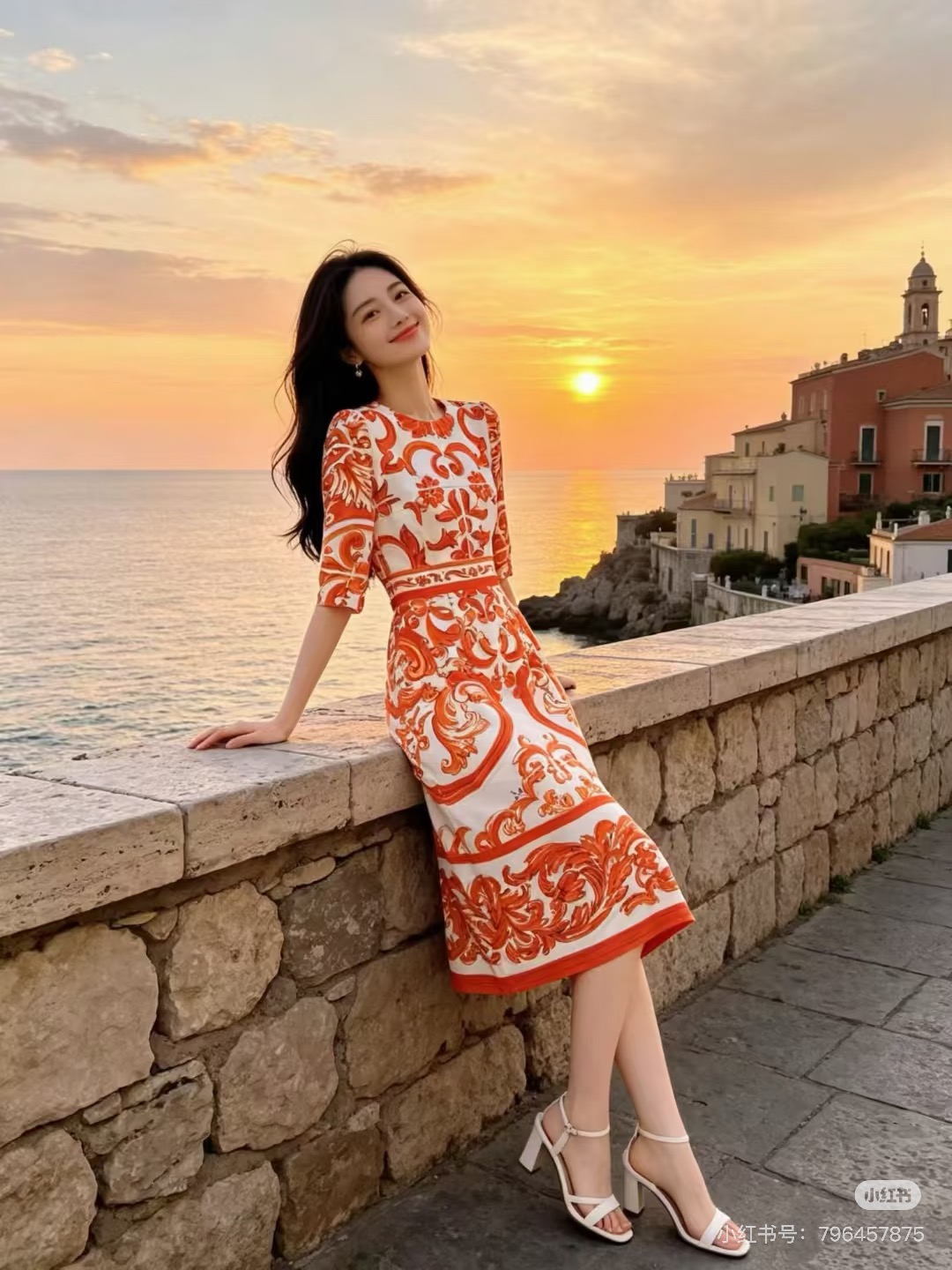 Платье Dolce & Gabbana с орнаментом
