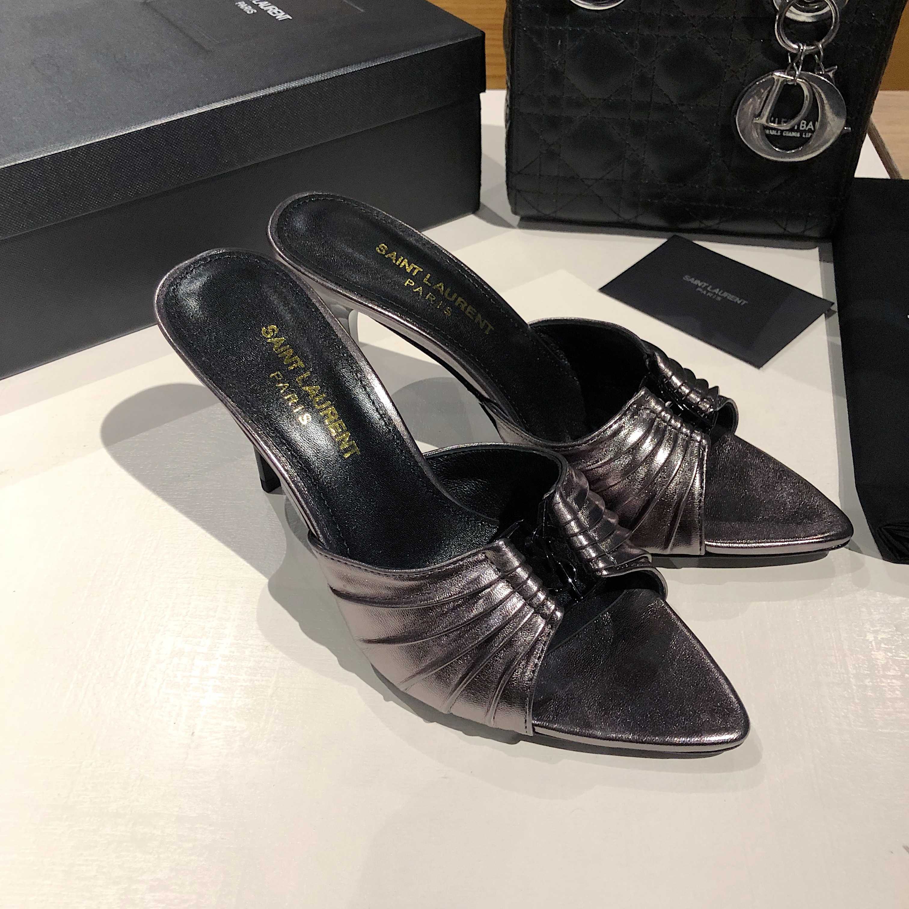 圣罗兰 Saint Laurent 经典高奢皮鞋鞋履高跟鞋 #D8307FD6 2