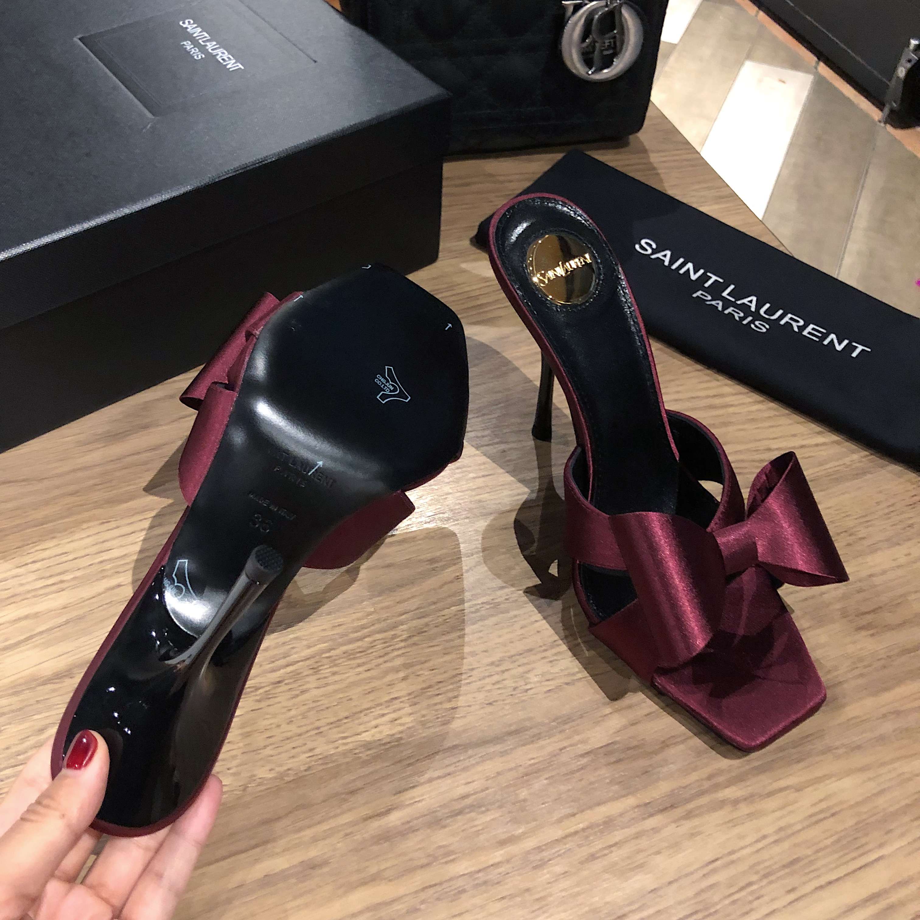 圣罗兰 Saint Laurent 经典高奢皮鞋鞋履高跟鞋 #9871C12C 9