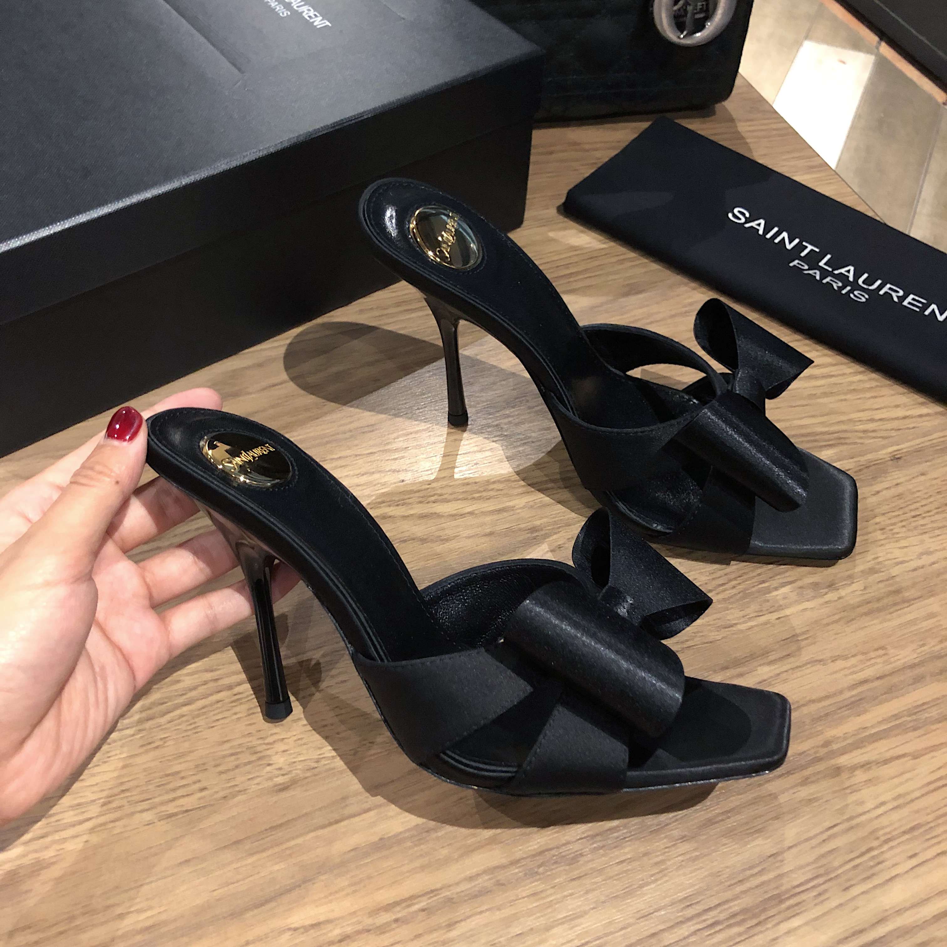 圣罗兰 Saint Laurent 经典高奢皮鞋鞋履高跟鞋 #8A536E78 7