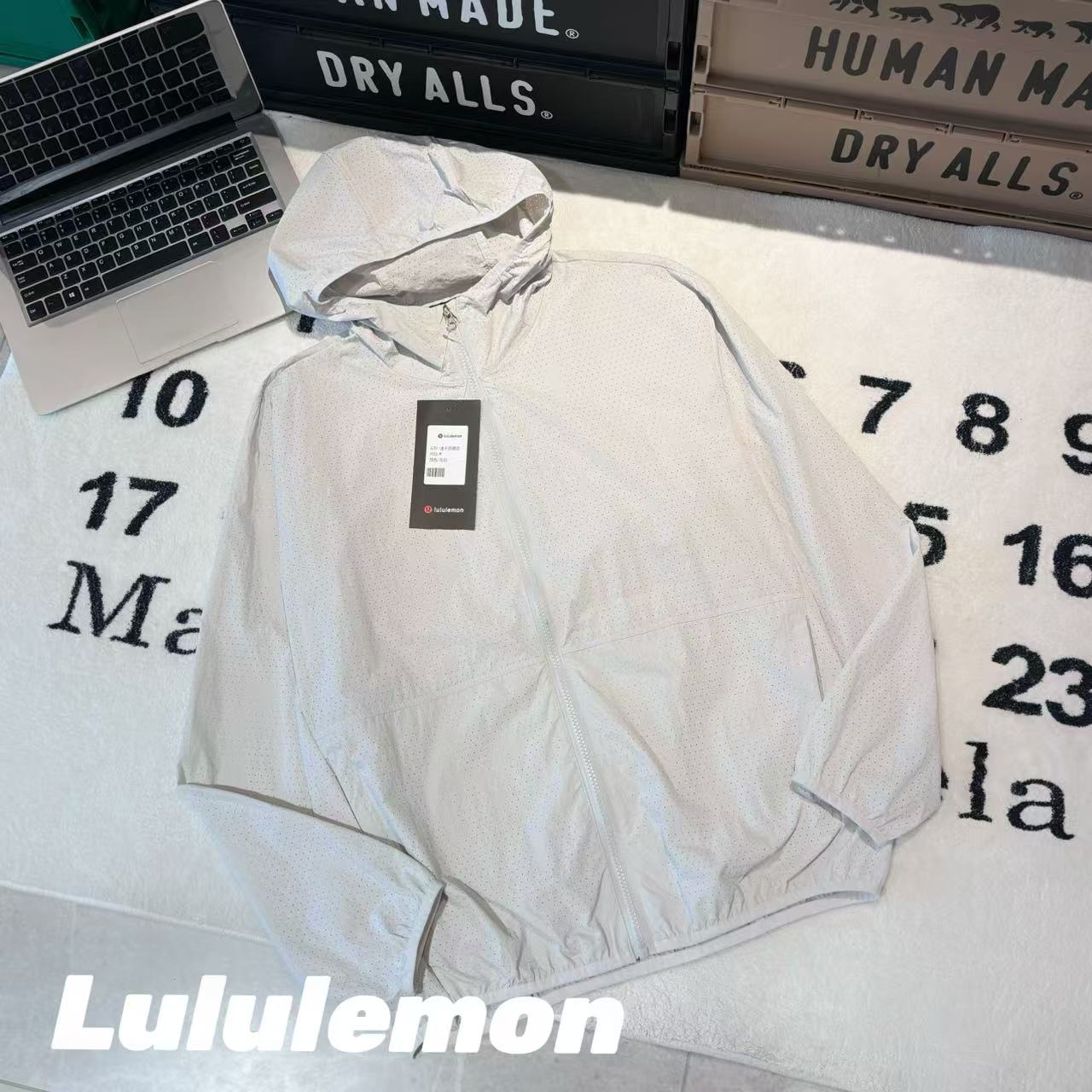 Lululemon UPF 50+ Ultra-Lightweight Hooded Sun Protection Windbreaker