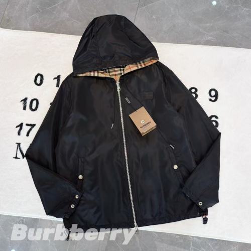 Burberry Reversible Hooded Jacket - Classic Check & Black - Unisex Style 1 Burberry Reversible Hooded Jacket - Classic Check & Black - Unisex Style