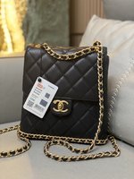 Chanel Bags Backpack Handbags Replica Designer
 Lychee Pattern Cowhide Chains