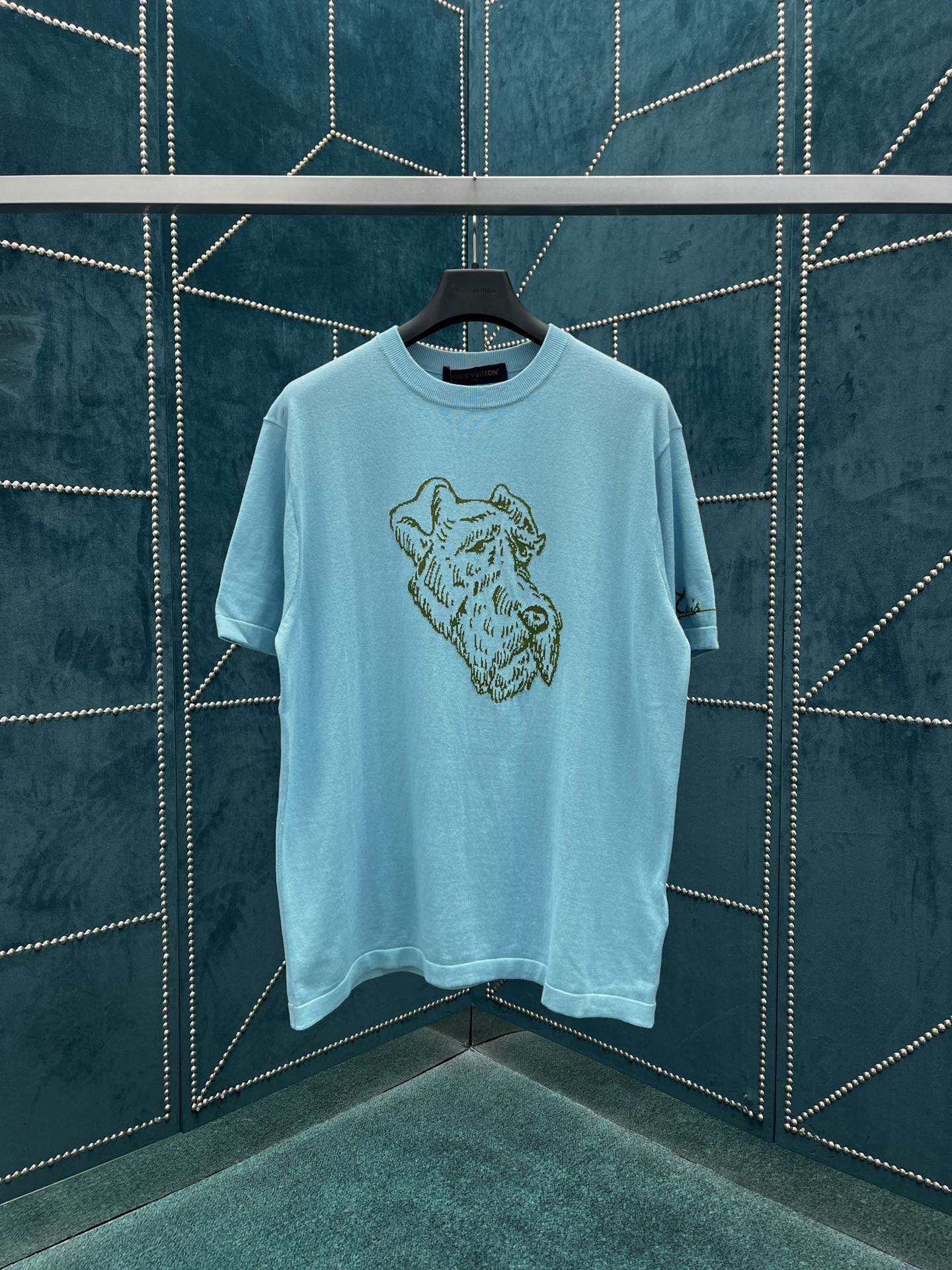 Louis Vuitton Kleding T-Shirt Unisex Katoen Lente/Zomercollectie Korte mouw
