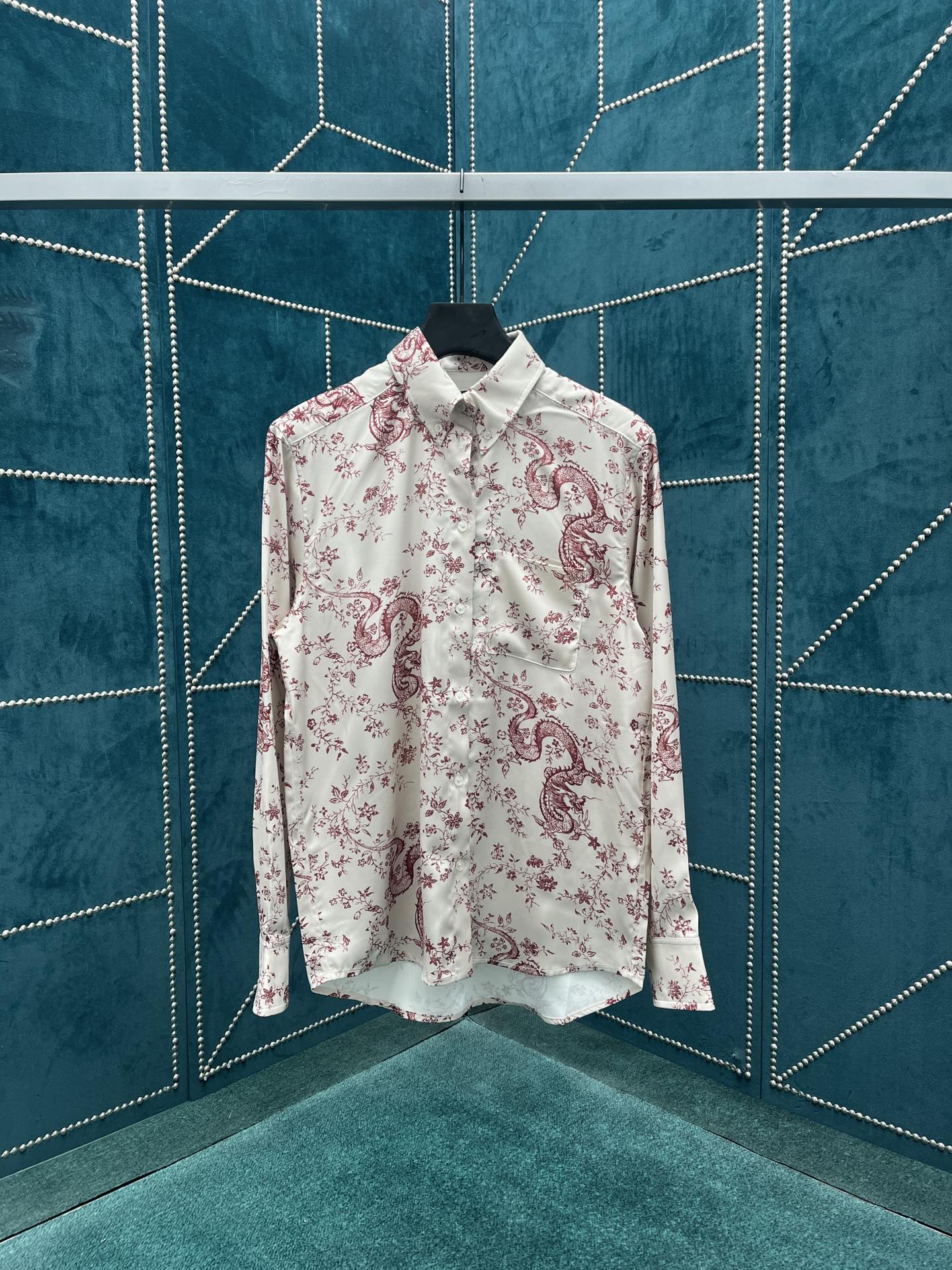Louis Vuitton Kleding Overhemden Afdrukken Unisex