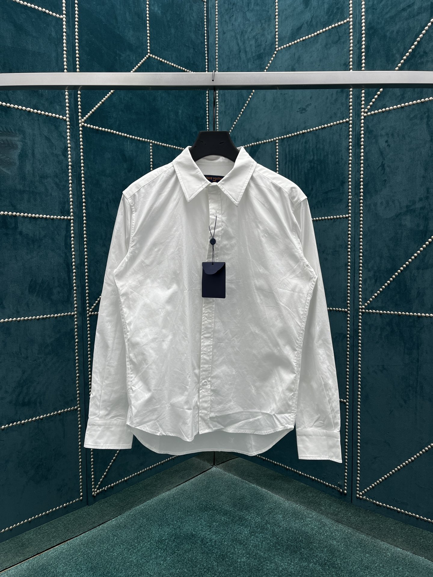 Louis Vuitton Perfect
 Kleding Overhemden Afdrukken Katoen Popeline stof Lange mouw