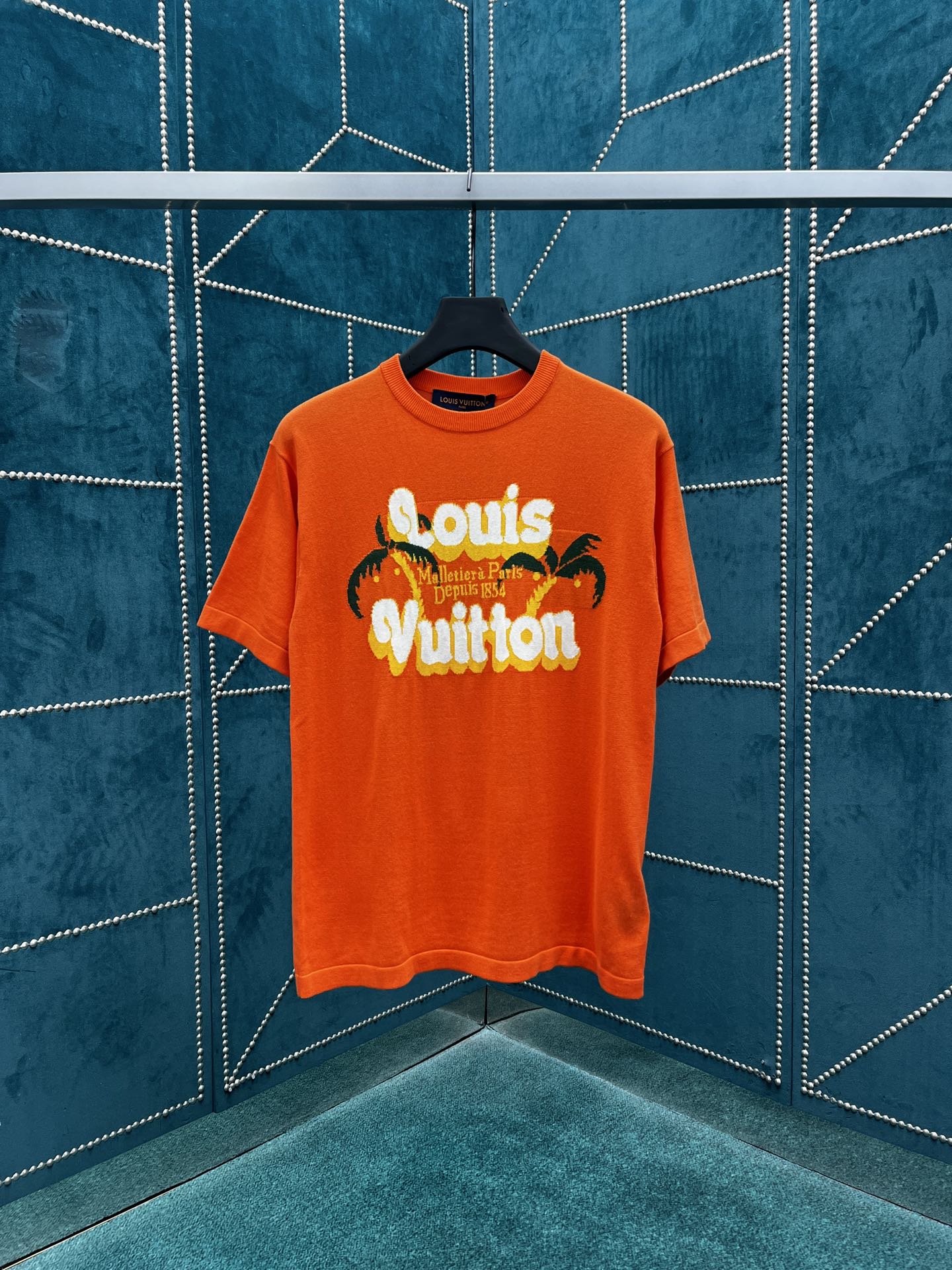 Louis Vuitton Kleding T-Shirt Hoge kwaliteit perfect
 Unisex Katoen Gebreide katoen Breien Lente/Zomercollectie Korte mouw