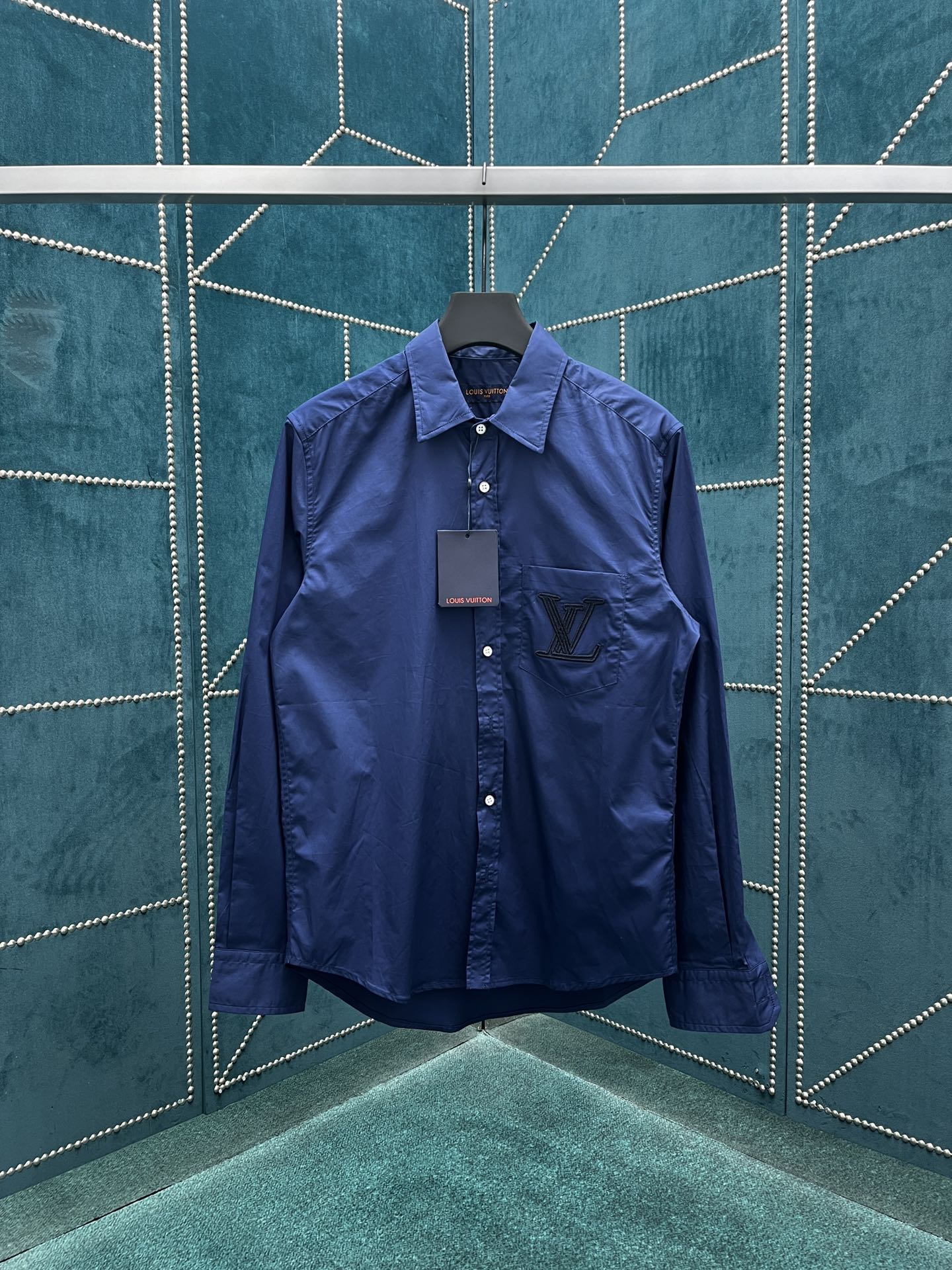 Louis Vuitton Kleding Overhemden Borduurwerk Katoen Lange mouw
