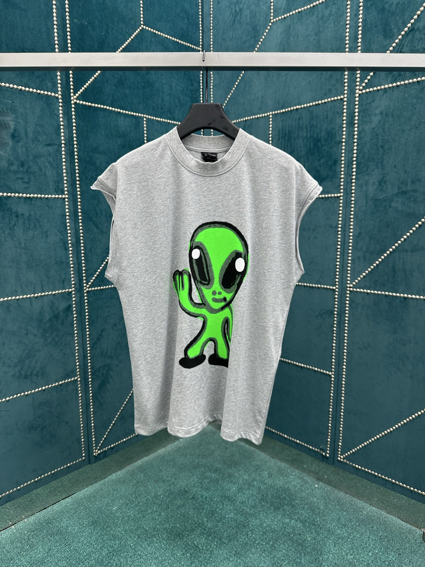 NO:161304,Paris 25ss New Hi There   Dripley Mixed Gray Jersey Sleeveless T-shirt!  Higher version!  S.M.L., tees, t-shirt, alexander wang19860909巴黎 25ss新款Hi There   Dripley杂灰色平纹针织无袖T恤！高版本！ 码数S.M.L.,,tees，t-shirt,alexander wang,Men's clothing