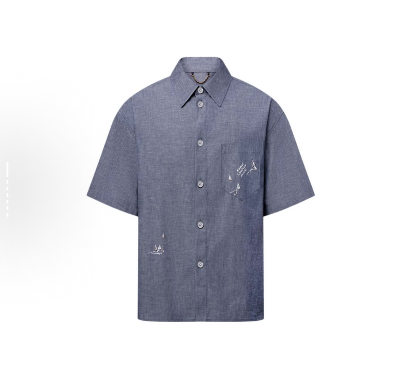 Louis Vuitton 25SS Regatta Print Short Sleeve Shirt - Cotton Chambray 2 i1747035162885 3893 0 0