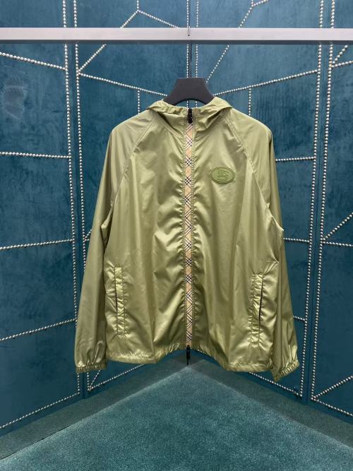 Burberry Grid Lightweight Hooded Sunscreen Jacket, Nylon Material 1 Burberry Grid Lightweight Hooded Sunscreen Jacket, Nylon Material