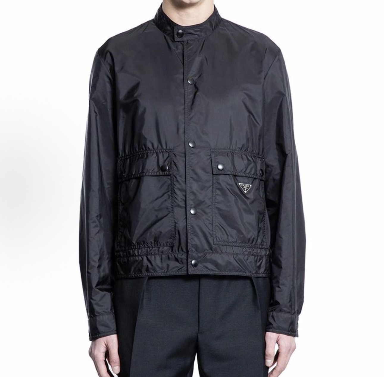 Prada Re-Nylon Windbreaker Jacket - Stylish and Sustainable Outerwear 2 i1749630968507 6451 0 0
