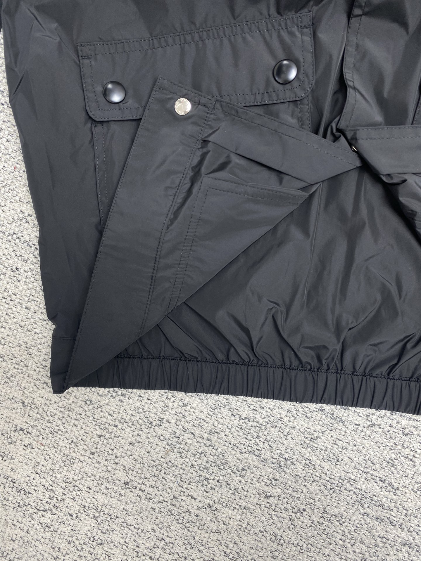 Prada Re-Nylon Jacket - Lightweight Windbreaker, Black, Button-Down Closure 7 i1749632177790 2101 0 5