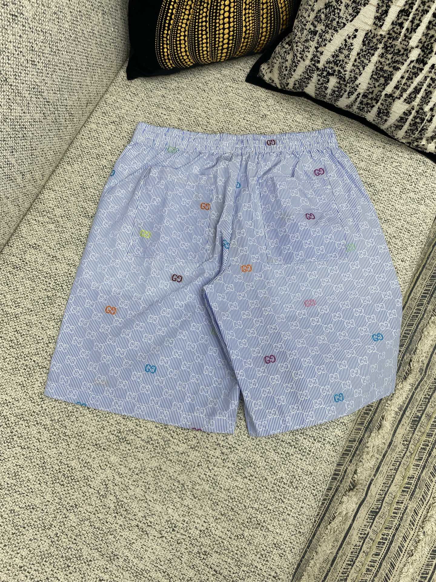 Gucci Striped Swim Shorts with Colorful GG Logo - Stylish Summer Essential 2 i1751872856170 1964 0 1